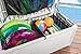 Keter Sumatra 135 Gallon Resin Large Deck Box with Included Suspensions Basket for Towels, Storage Net, Drainage Holes - Perfect for Storing Pool Toys and Accessories