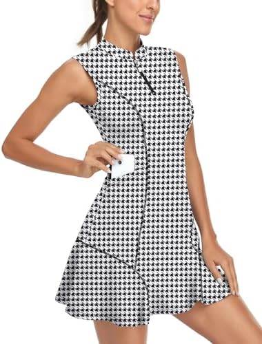 greg norman ladies dress Greg Norman Women's Crossover Flounce Sleeveless Zip Golf Dress ON SALE