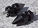i5 BLACK BILLET SPIKE SWINGARM SPOOLS for Kawasaki Ninja ZX6 ZX6R 2013-2024, ZX10 ZX10R 2011-2024