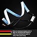 Flexible Led Light Strip 2 Pcs 24 Inch Dual Color LED Headlight Surface Strip Tube Light White & Amber Daytime Running Light Waterproof Switchback Sequential Lamp Turn Signal Light