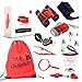 15 in 1 Outdoor Exploration Kit - Children's Toy Binoculars - Flashlight, Compass Whistle Magnifying Glass Bug Catch & Backpack. Kids Adventure Pack Camping, Hiking. Educational Kit Set for boy & girl