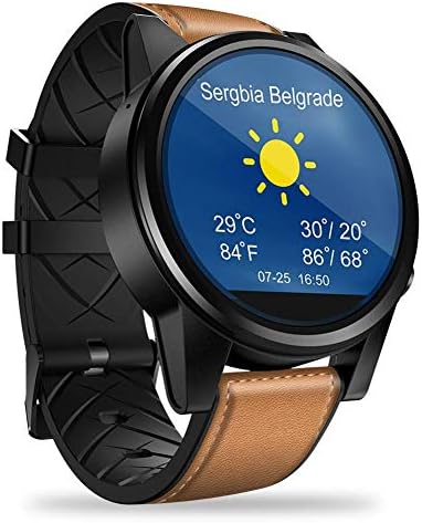 GPS Smartwatch, Zeblaze Thor 4 PRO 4G Smart Watch 1.6 inch Crystal Display GPS/GLONASS Quad Core 16GB ROM 5.0MP Camera Support Nano SIM Compatible with Android/iOS