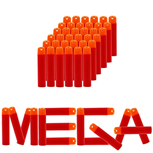 EKIND 9.5cm Foam Darts for Nerf N-strike Elite Mega Series 36-Dart Refill Pack