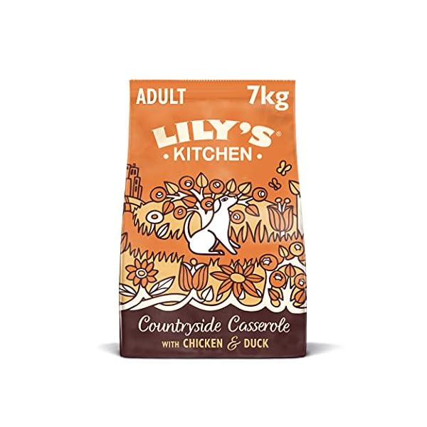 Lilys-Kitchen-Chicken-Duck-Countryside-Casserole-Natural-Grain-Free-Complete-Adult-Dry-Dog-Food-7-kg Lily's Kitchen Chicken and Duck Countryside Casserole - Grain Free Adult Dry Dog Food (7 kg)