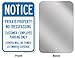 Private Property Sign, No Trespassing Customer Parking Only, 12x18 Inches, 3M EGP Reflective .063 Aluminum, Fade Resistant, Made in USA by Sigo Signs