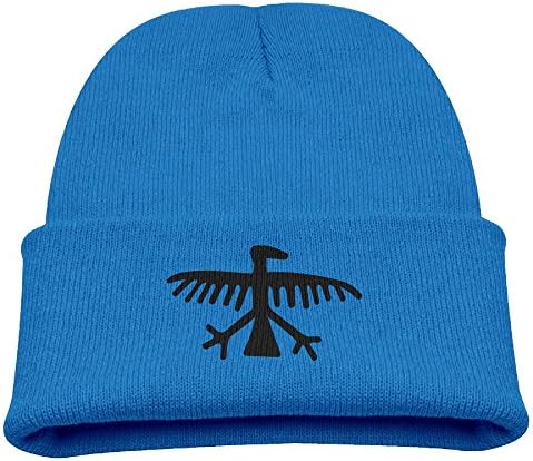 Jukaifaquj Dark Eagle Children Winter Warm And Comfortabl Cute Pattern Knitting Hat Beanie Skull Cap RoyalBlue