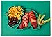 Placemat Plates Toddlers Baby Plate for Babies One-Piece Toddlers Baby Plate Kids Silicone  Dishwasher Microwave BPA-Free FDA Approved Strong Suction Divided Plates Fits Most Highchair Trays (Teal)