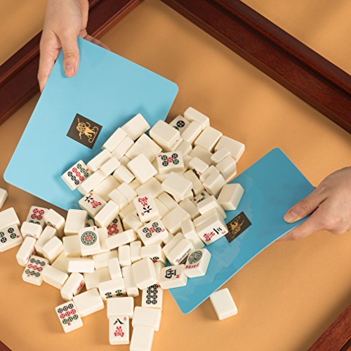 Mahjong Tile Mixer Shuffler - Blue (Set of 2)