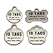IO tags Personalized Laser Etched Stainless Steel Pet Print Bone ID Tags for Dog and Cat (1