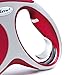 Flexi Vario Retractable Dog Leash (Cord), 16 ft, Medium, Red