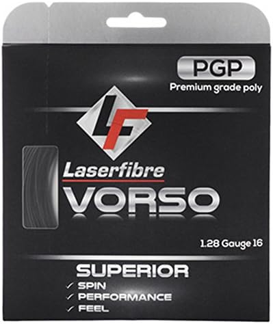 Vorso Tennis String Black (16G Black)