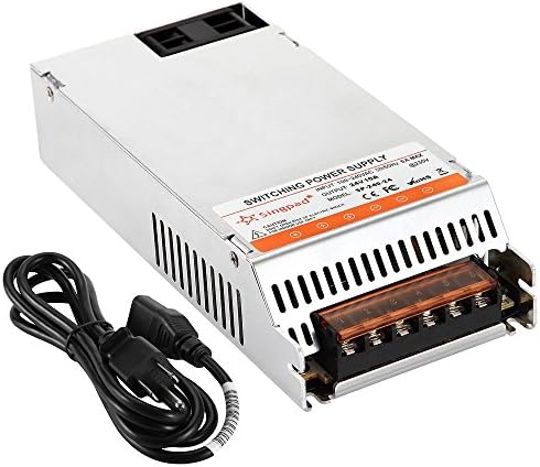Singpad upgrade version 110VAC to 24V DC 10A 240W Watt Universal Regulated Switching Power Supply Driver Transformer for led strip,CCTV, Radio, Computer Project with 3-Prong Plug