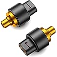okcsc IE300 Male to QDC 2PIN Female Headphone Adapter for SENNHESER IE300 Earbuds to QDC2 PIN Cable Lossless Audio Adaptor for IE300 IE600 IE900 AKG N30 N40 KZ ZSN ZS10 ZSX AS12 AS16 1 Pair Black