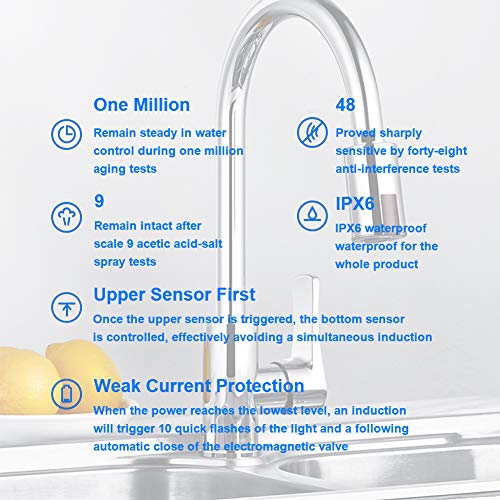 Smart Touchless Faucet Adapter for Kitchen and Bathroom,Automatic