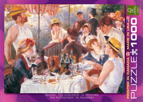 EuroGraphics Luncheon of the Boating Part by Pierre Auguste Renoir 1000 Piece Puzzle