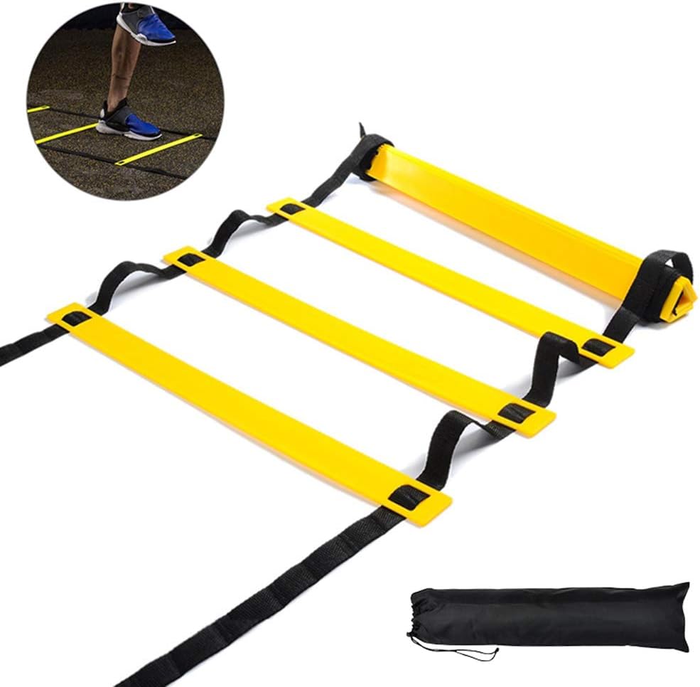 Scaletta Di Agilit&agrave; 4m Per Allenamento - Fitness, Calcio, Coordinazione Con Custodia