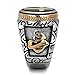 Men's Black & Silver Stainless Steel Christian Holy Cross Ring Size 8-14 (9)