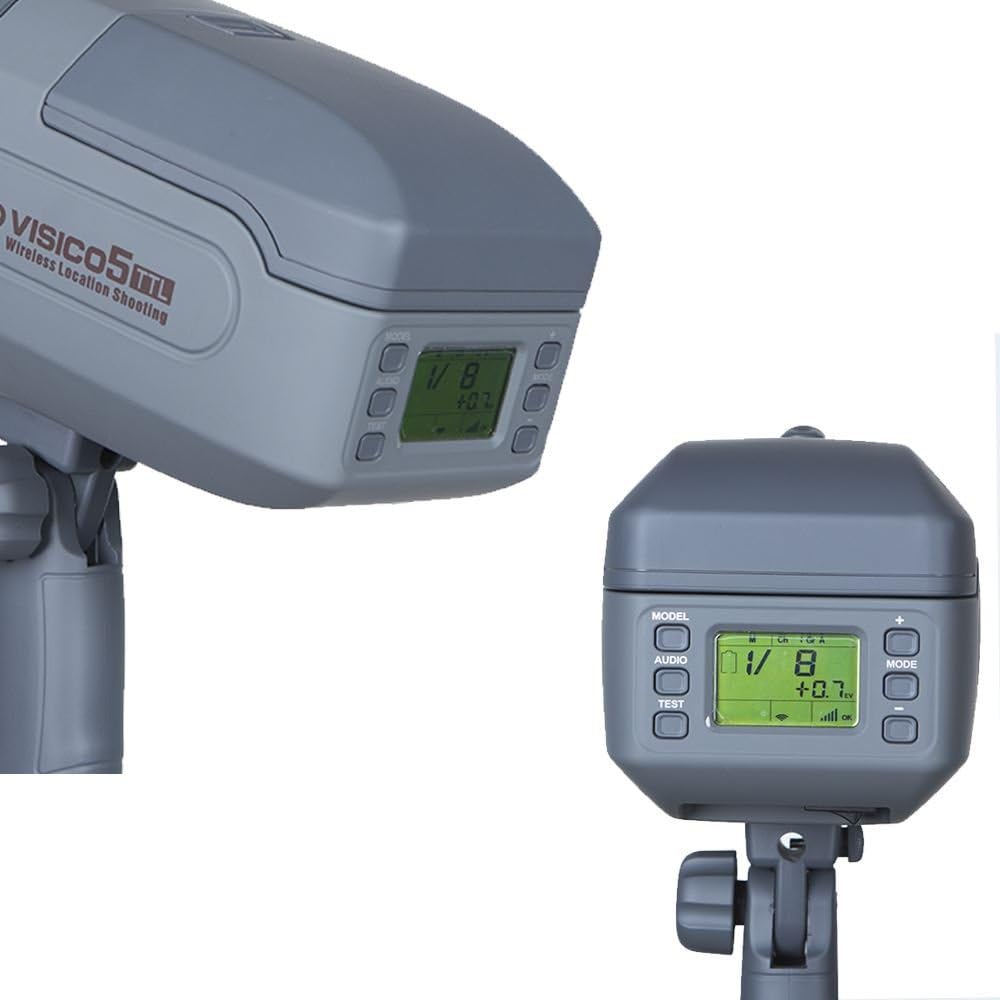 VISICO VISION 5 400Ws TTL for SONY CAMERAS HSS Outdoor Studio Flash Strobe with 2.4G System & Wireless 818TX Trigger, 500 Flash Li-ion Battery Bowens S-Fit + 12 Month Extended Warranty Card (3 Yrs) - Image 3