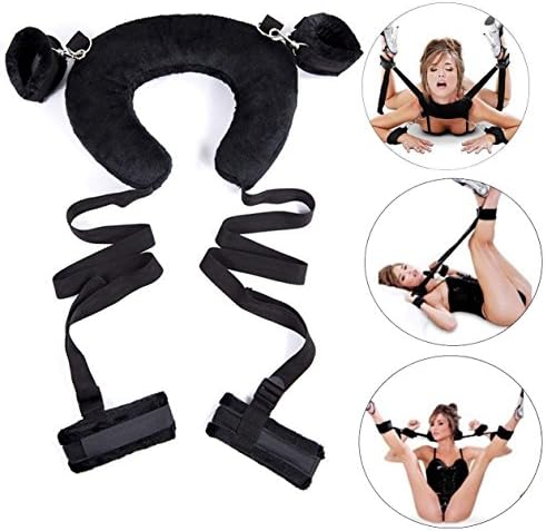 Erhverv Wrist & Ankle Cuffs Hand & Foot Cuffs Women Men Straps Tie Set Couple Pleaure Toy