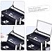 Joligrace Makeup Train Case for Girl Cosmetic Box Jewelry Organizer Lockable with Keys and Mirror 2-Tier Tray Portable Carrying with Handle Travel Storage Box - Purple Floral