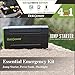 Bolt Power D28-Ultimate 500 Peak Amps 12V Car Jump Starter for Cars & Trucks [up to 5 Liter V4, V6, V8 Engines] and 13600mAh Portable Battery Pack Phone Charger