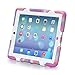 iPad 2/3/4 case,kidspr ipad caseNEWHOT Super Protect[shockproof] [rainproof] [sandproof] with Built-in Screen Protector for Apple iPad 2/3/4,2015 new style for ipad 2/3/4 (Camouflage pink/white) ¡­