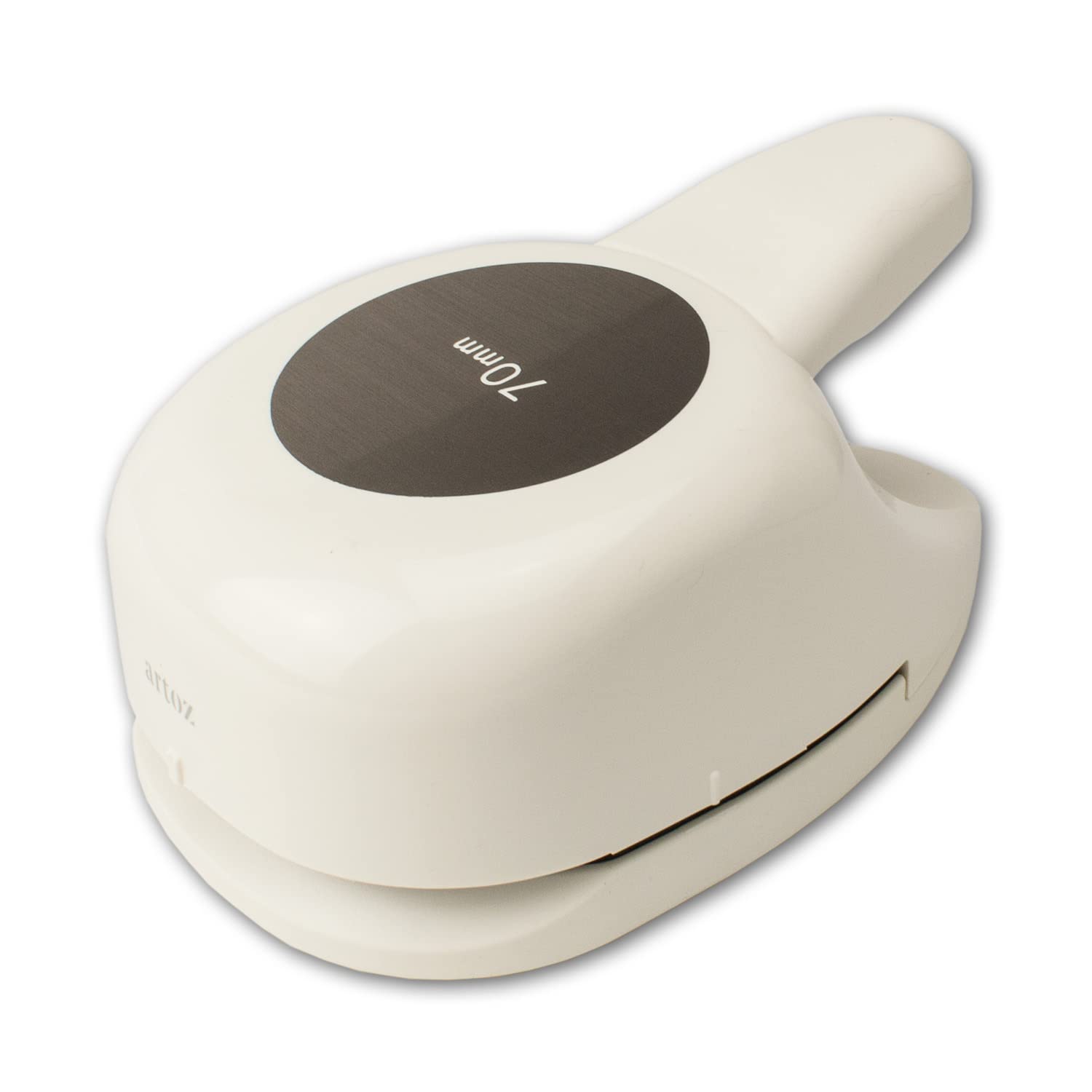 Punch - Round Circle 7.0 cm - Paper, Hole, Motif Punch for Crafts, Labels, Table Decorations - Up to 220 g/m²