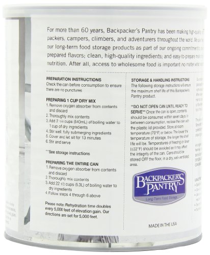 Backpacker S Pantry Louisiana Red Beans And Rice 10 Can 49 5