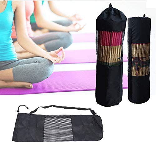 ULILICOO-Convenient-Yoga-Mat-Storage-Bag-For-Men-And-Women-Mesh-Storage-Bag-For-GymBlack