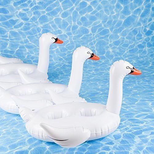 Inflatable Swan Double Drink Holder
