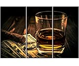 Cigar $ Wine Canvas Wall Art for Bar, Artisweet Pictures Canvas Prints Oil Paintings for Home Decoration Wall Decor Artwork
