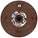 Lily's Home Hanging Wall Thermometer, Steampunk Gear and Cog Design with a Bronze Finish, Ideal for Indoor or Outdoor Use, Poly-Resin (13 Inches Diameter)