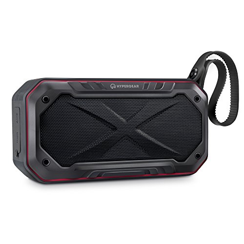 HyperGear Sound Storm All-Terrain HD Bluetooth Wireless Speaker. Mounts On Bicycles, Motorcycles, Strollers & More. Built-in microphone, 8 hr Playtime. Premium Sound For iPhones, Smartphones & More