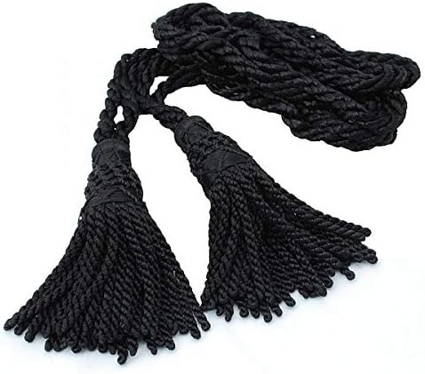 Scottish Great Highland Bagpipe Drone Cord Silk Black