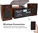 Boytone BT-28MB, Bluetooth Classic Style Record Player Turntable with AM/FM Radio, CD / Cassette Player, 2 Separate Stereo Speakers, Record from Vinyl, Radio, and Cassette to MP3, SD Slot, USB, AUXthumb 2