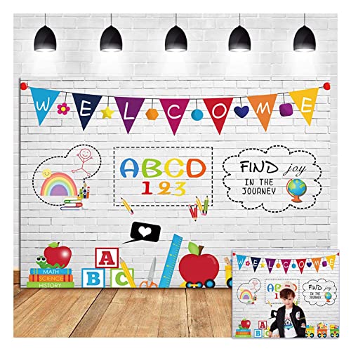 Welcome Online Teaching Teacher Students Pencil Books