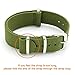 CIVO Watch Strap 4/8 Packs - 16mm 18mm 20mm 22mm 24mm Premium Ballistic Nylon Watch Bands Zulu Style for Men Women