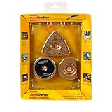 Rockwell RW9171K Tile Repair Kit for Sonicrafter Tool includes Triangular Rasp, Carbide Grit Semicircle Blade, Diamond Coated Blade