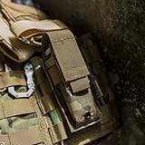 OneTigris Tactical Molle Single Pistol Mag Pouch EDC Organizer Pouch EMT Mini Scissor Tool Pouch