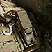 OneTigris Tactical Molle Single Pistol Mag Pouch EDC Organizer Pouch EMT Mini Scissor Tool Pouch