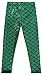 Simplicity Girls Mermaid Fish Scale Print Full Length Leggings Pants, Green, S
