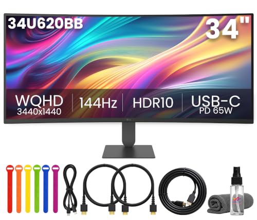 LG UltraWide 34 Inch Curved Monitor