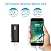 Portable Charger - [Apple Certified] uNu Superpak 5000mAh 2.1A External Battery Pack for iPhone 6 6S, 6 Plus,5S,5, Galaxy S6 Edge,Note 5 4 with 2-in-1 Lightning Cable 8Pin and MicroUSB Cable - Black
