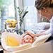 Blooming Bath Lotus Baby Bath Seat - Flower Bath Mat Baby Bath Tub Sink Bath Cushion - The Original Washer-Safe Flower Seat Baby Essentials Must Haves (Yellow)