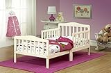 Orbelle Contemporary Toddler Bed, French White