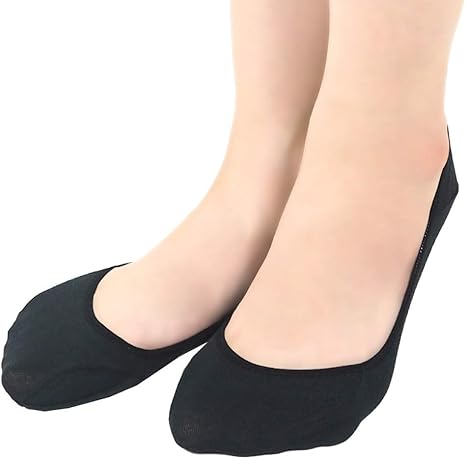 Amazon Gjwebstore ソックス 靴下 レディース フットカバー クッション 保護 パンプス パンプス用 靴下 痛くない 短い カバーソックス 婦人用 見えない 脱げない おしゃれ Mxm173 ブラック Mサイズ ソックス 通販