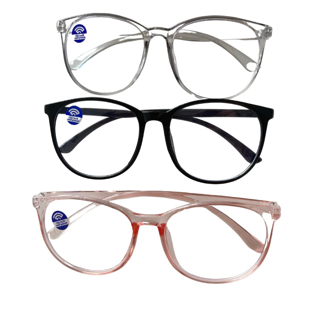 Blue Light Blocking Glasses-Premium, 99% Protection, Anti Glare,Unisex (black), 143mm