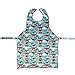 BIB-ON XL, Full-Coverage Bib and Apron Combination for Toddler, Kids Ages 3 and Up. (Dinosaurs)