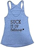 Friendly Oak Women's Suck it up Buttercup Tank top