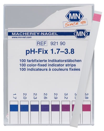Macherey-Nagel, 92190, pH-Fix 1.7-3.8, Box of 100